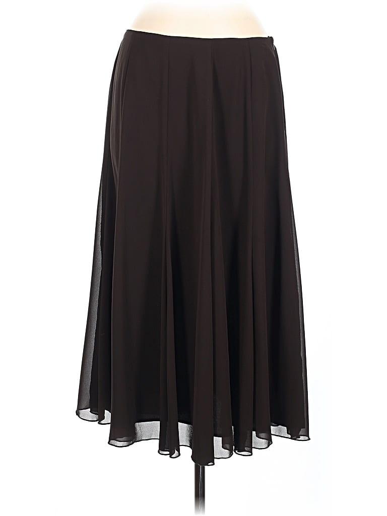 Pre-owned Chico's Formal Skirt In Brown