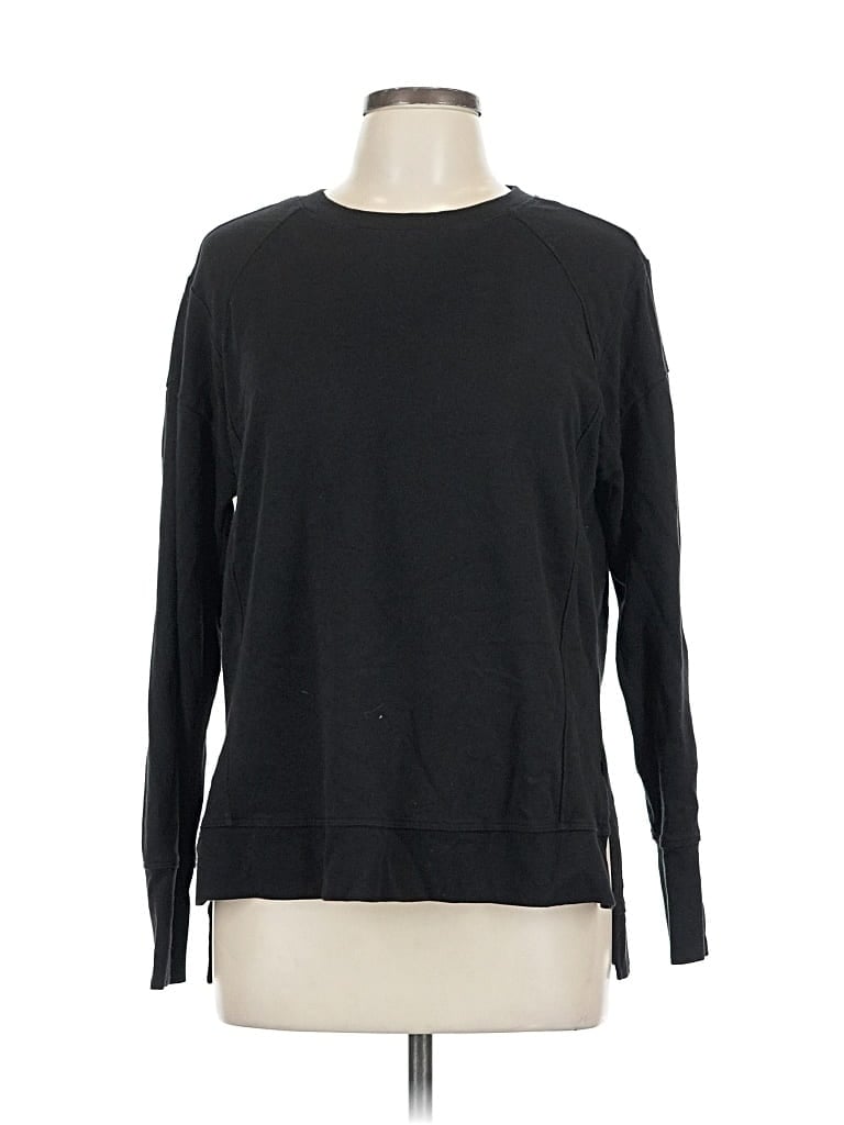 Pre-owned Sweaty Betty Pullover Sweater In Black