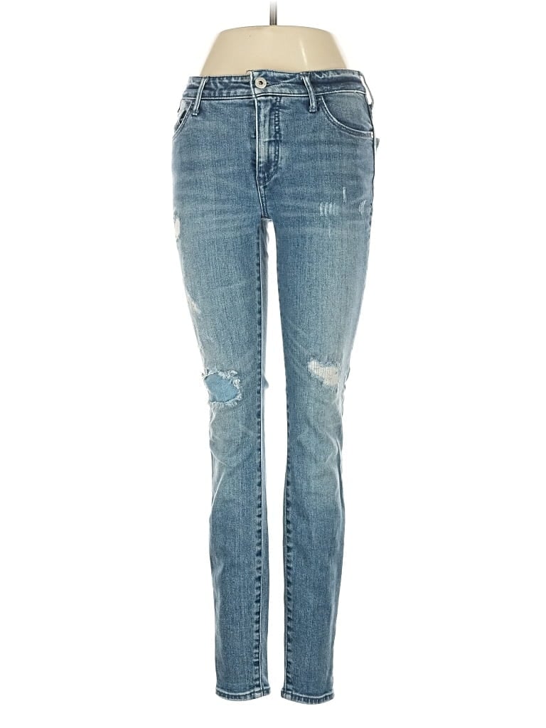 Pre-owned Pilcro And The Letterpress Jeans In Blue