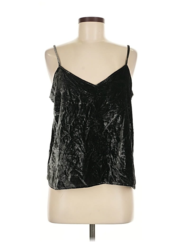 Pre-owned Ann Taylor Loft Sleeveless Top Black Halter Neckline Tops