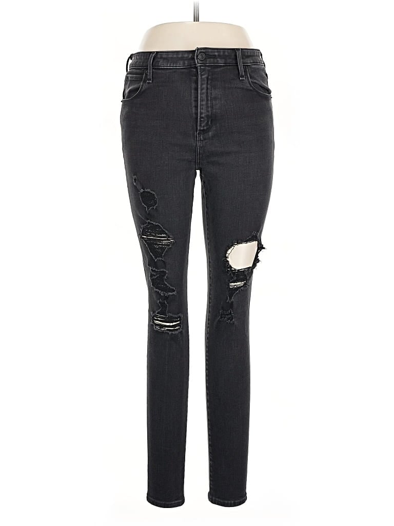 Pre-owned Abercrombie & Fitch Jeans In Black