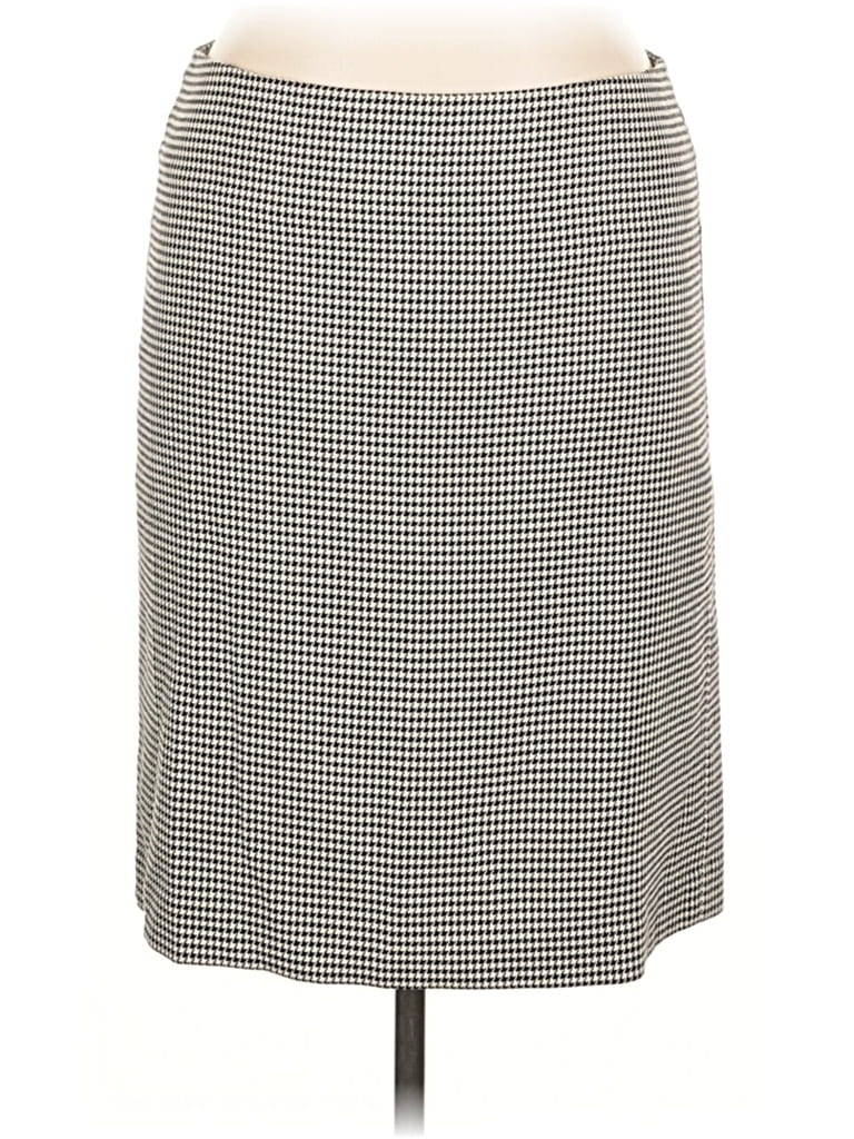 Pre-owned Talbots Outlet Casual Skirt In Gray