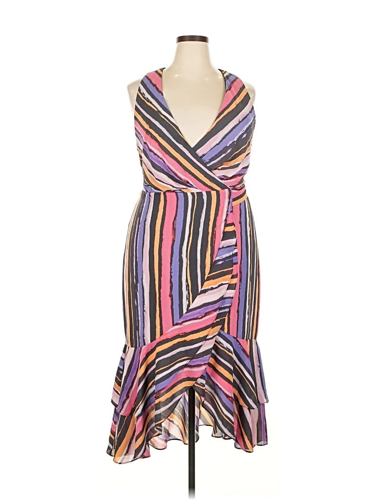 Pre-owned Great Jones Cocktail Dress In Purple