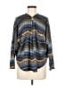 Ariella Blue Long Sleeve Top Size M - photo 1