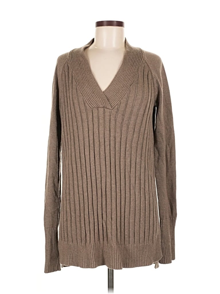 Pre-owned White House Black Market Pullover Sweater In Brown