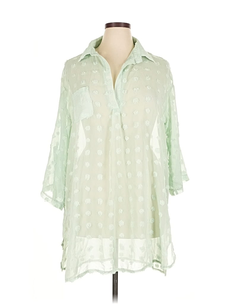Pre-owned Ekouaer Casual Dress In Green