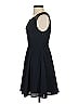 Express 100% Polyester Solid Black Cocktail Dress Size 0 - photo 5