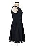 Express 100% Polyester Solid Black Cocktail Dress Size 0 - photo 4