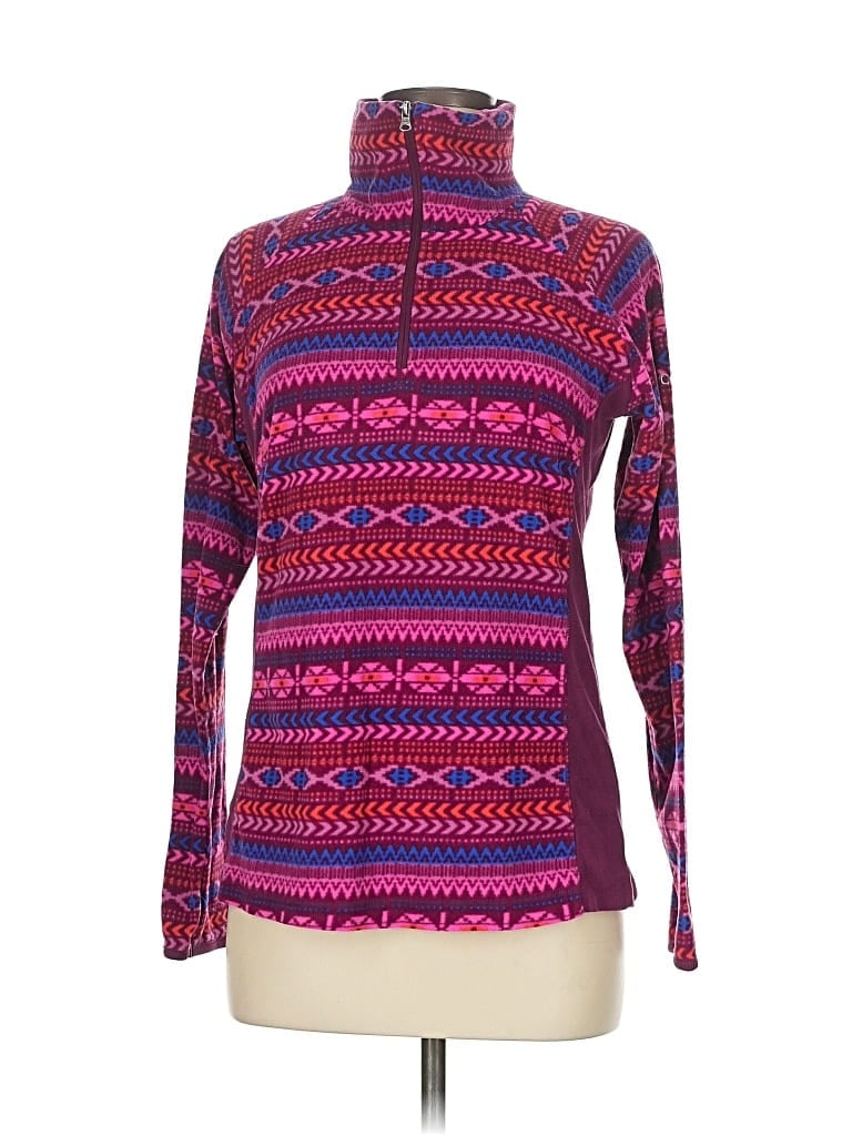 Pre-owned Columbia Pullover Sweater In Purple