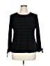 Talbots Black Long Sleeve Blouse Size XL - photo 1