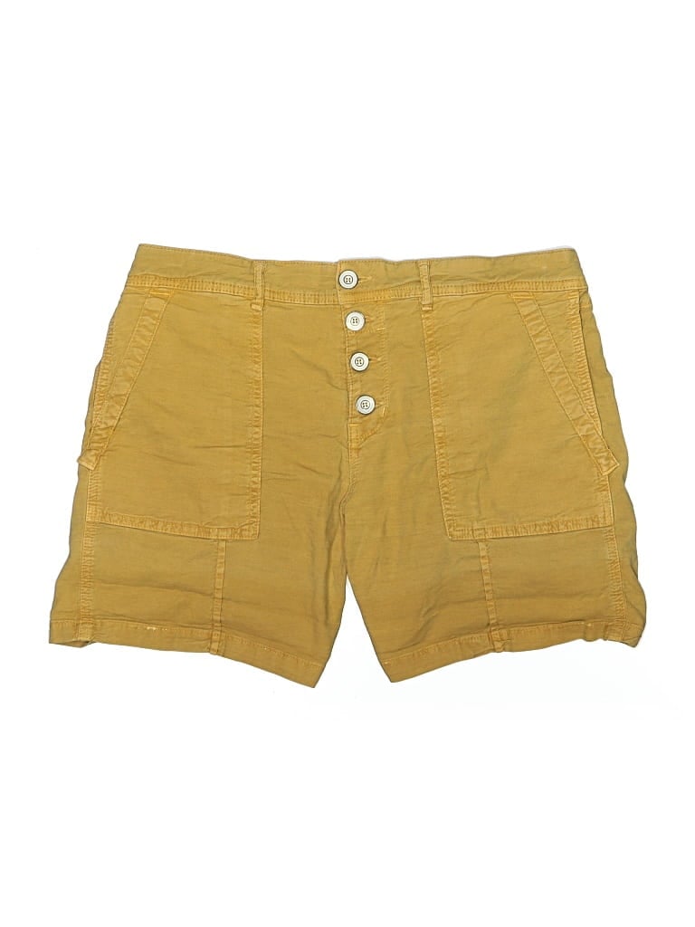 Pre-owned By Anthropologie Shorts In Yellow