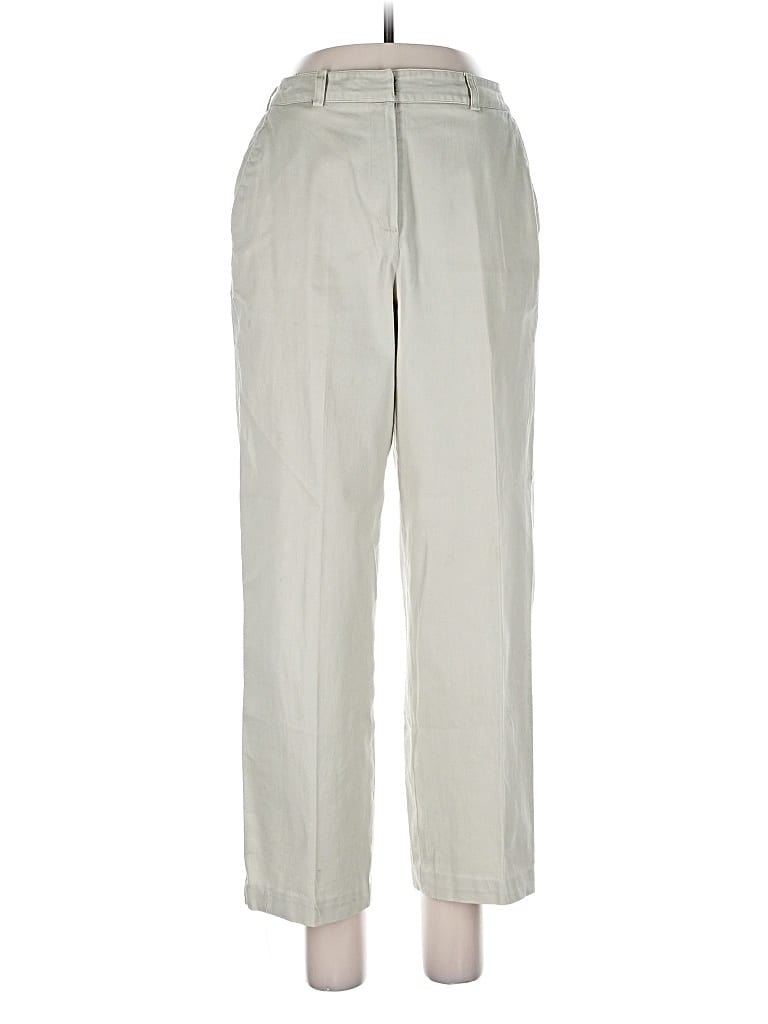 Pre-owned Larry Levine Casual Pants In Gray