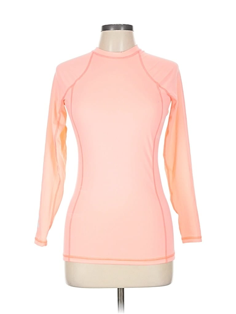 Pre-owned Hurley Long Sleeve T-shirt In Orange