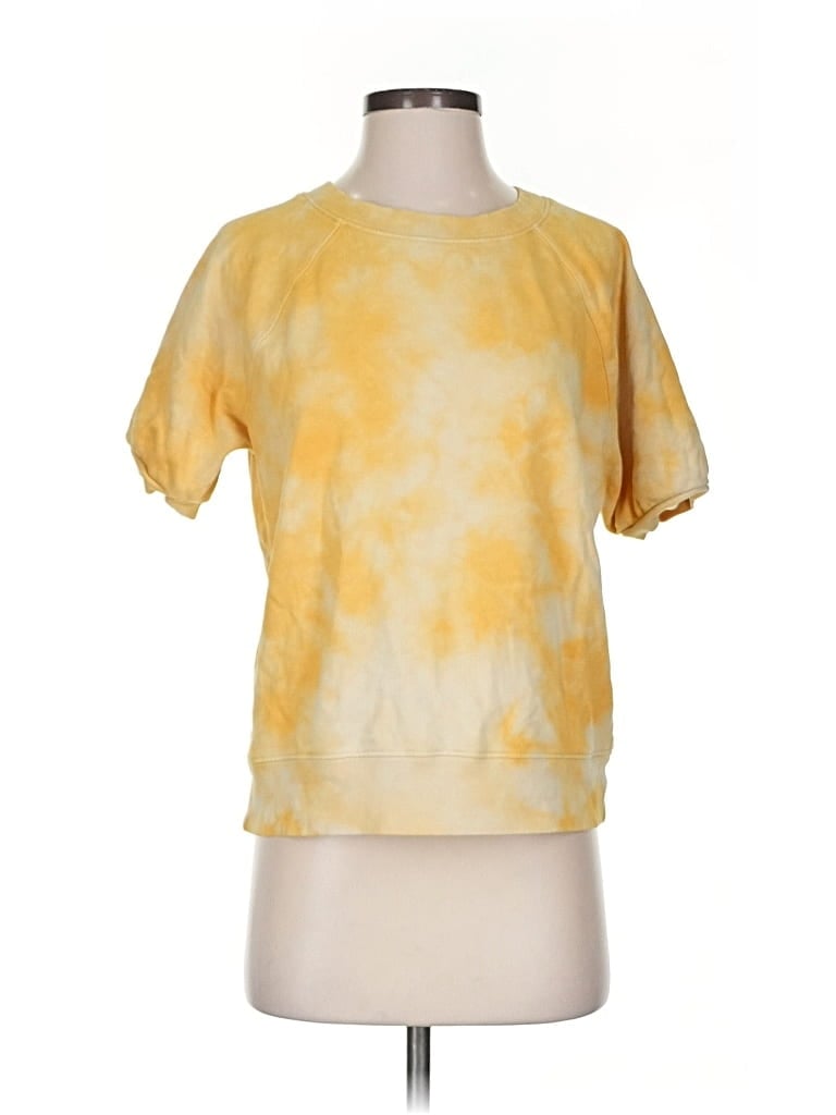 Pre-owned Gap Cardigan Sweater In Yellow