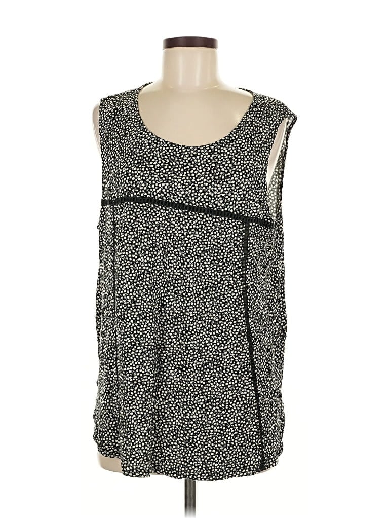 Pre-owned H&m Sleeveless T-shirt In Gray