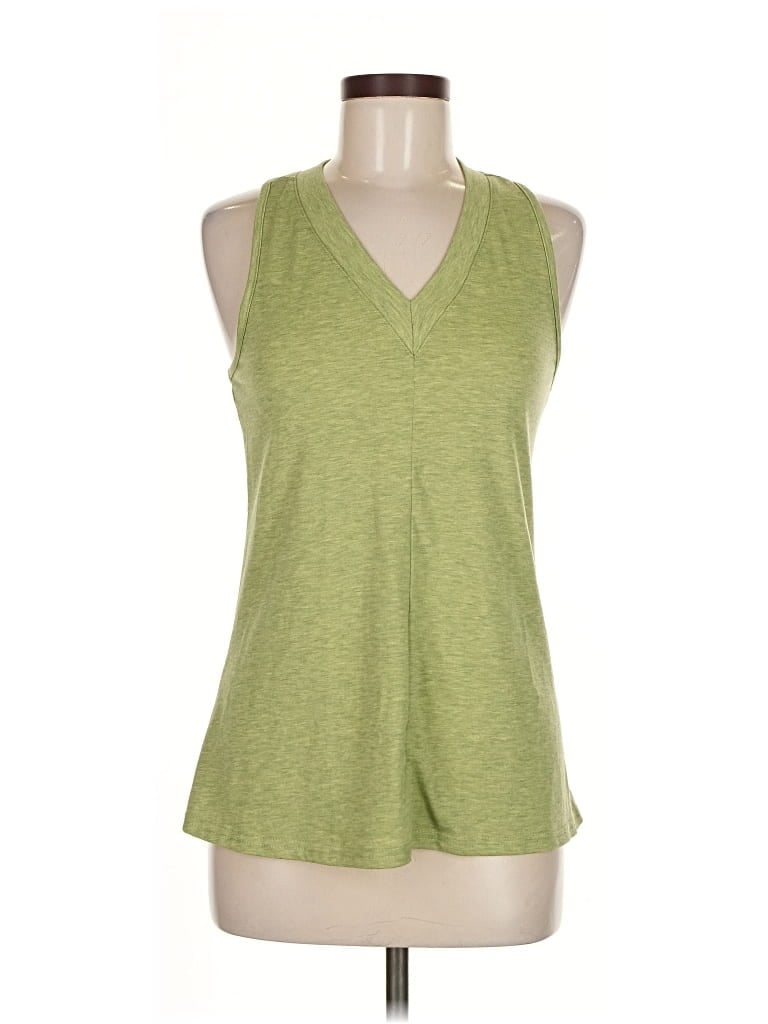 Pre-owned Unbranded Sleeveless T-shirt In Green
