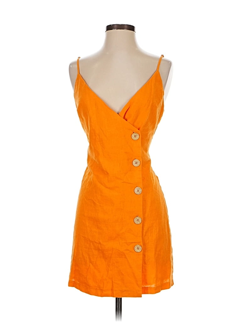 Pre-owned Lulus X Lush Casual Dress In Orange