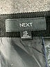 Next 100% Cotton Black Casual Skirt Size 6 - photo 4