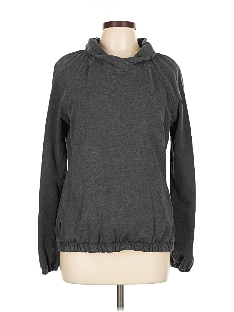 Pre-owned Lululemon Athletica Track Jacket In Gray