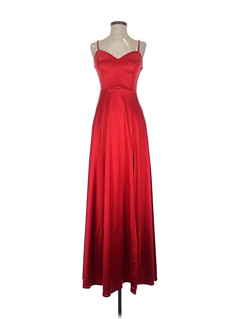 Pre-owned City Triangles Cocktail Dress In Red