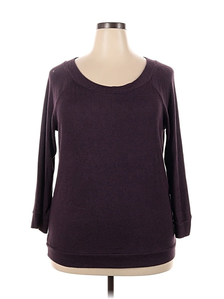 MIX BY 41 HAWTHORN Pre-owned Pullover Sweater In Purple