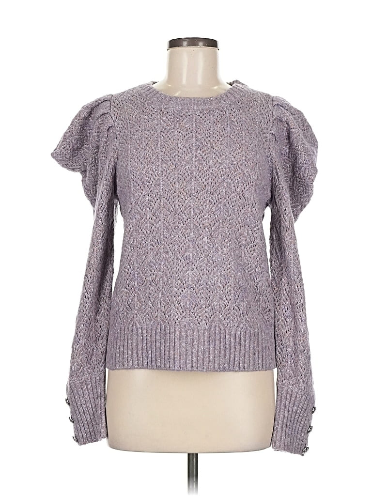 Pre-owned Veronica Beard Pullover Sweater In Purple
