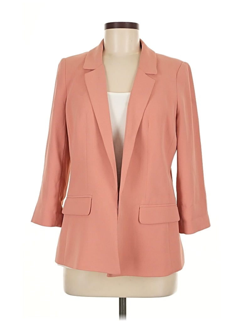 Pre-owned Ann Taylor Loft Blazer Jacket In Pink