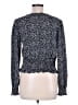 Self Esteem 100% Polyester Black Gray Long Sleeve Blouse Size M - photo 2