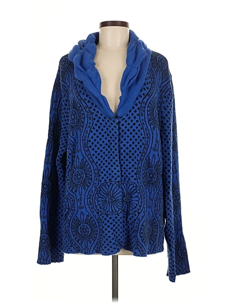 Pre-owned Chadwicks Cardigan Sweater In Blue