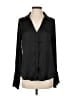 Paige 100% Polyester Black Long Sleeve Blouse Size S - photo 1