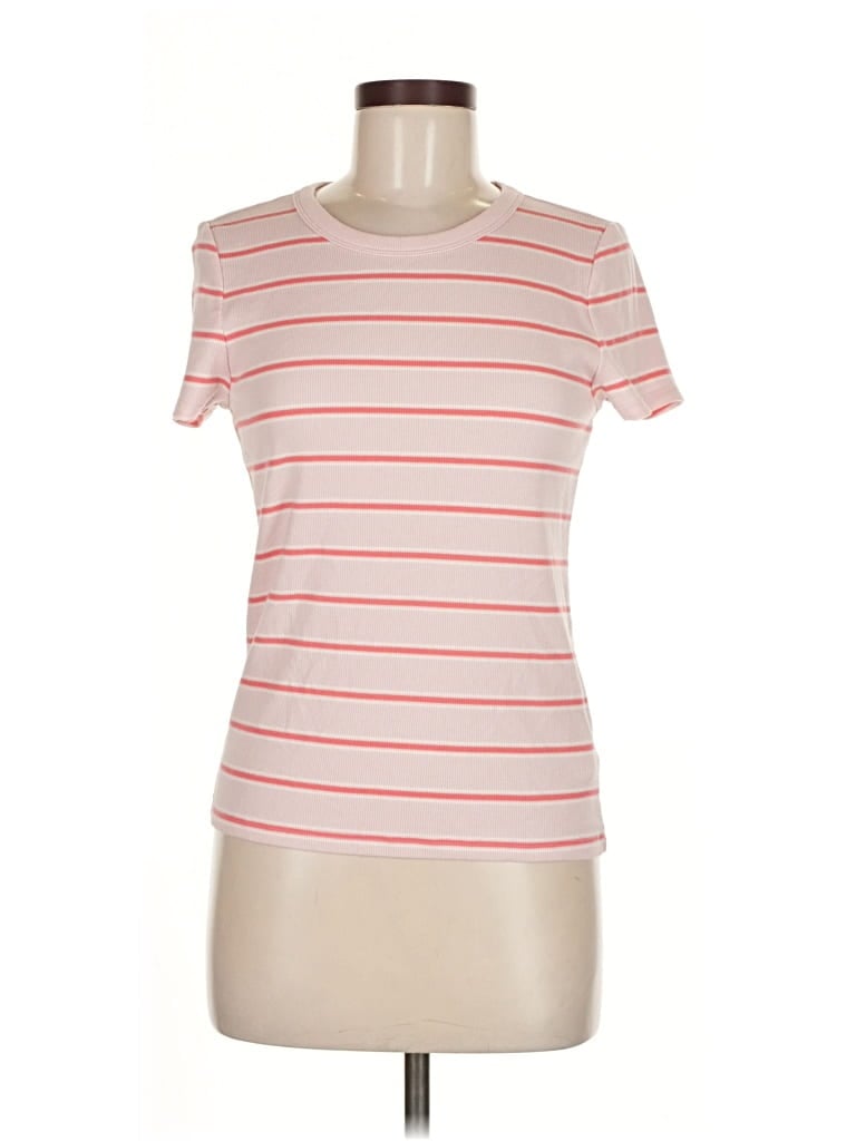 Pre-owned Gap Short Sleeve T-shirt In Pink