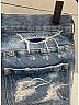 Givenchy 100% Cotton Blue Destroyed Denim Shorts Size 27 (4) - photo 7