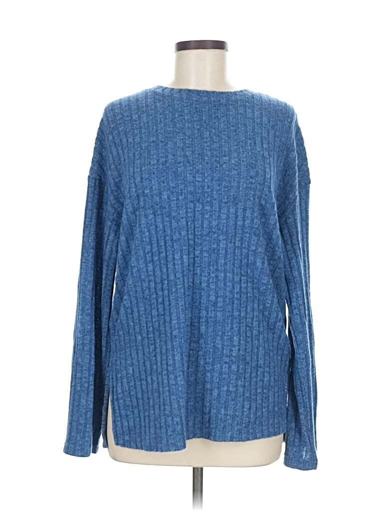 Pre-owned Assorted Brands Pullover Sweater In Blue