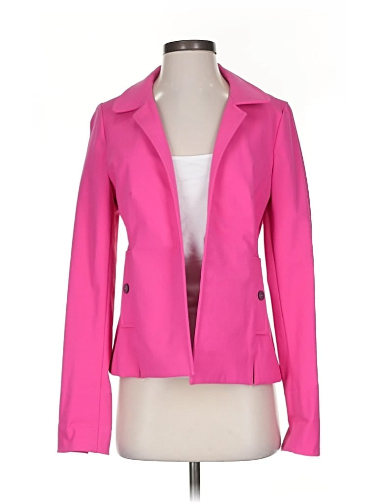 Pre-owned Nina Mclemore Blazer Jacket In Pink