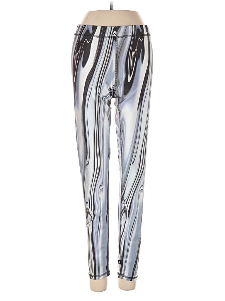 Pre-owned Terez Track Pants In Silver