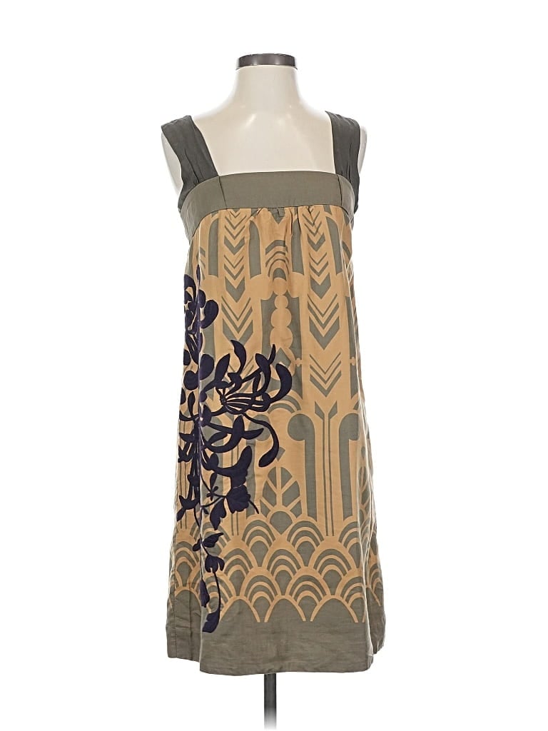 Pre-owned Floreat Cocktail Dress In Brown