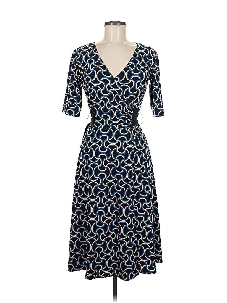 Pre-owned Donna Morgan Casual Dress In Blue