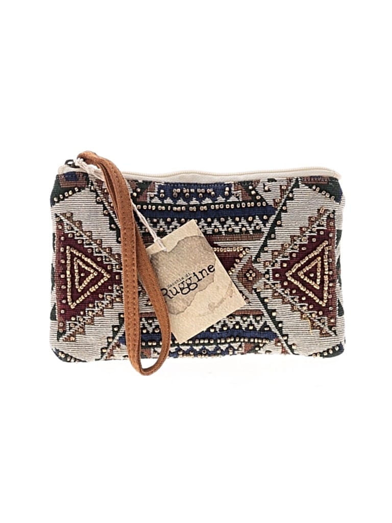 Pre-owned Macchia Di Ruggine Makeup Bag In Brown