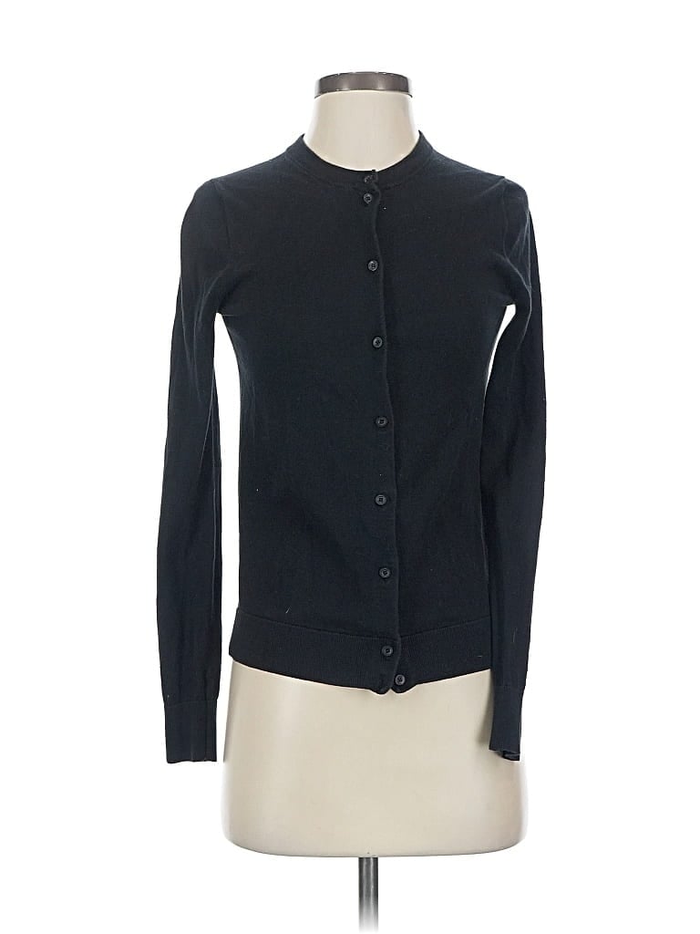 Pre-owned J.crew Factory Store Cardigan Sweater In Black