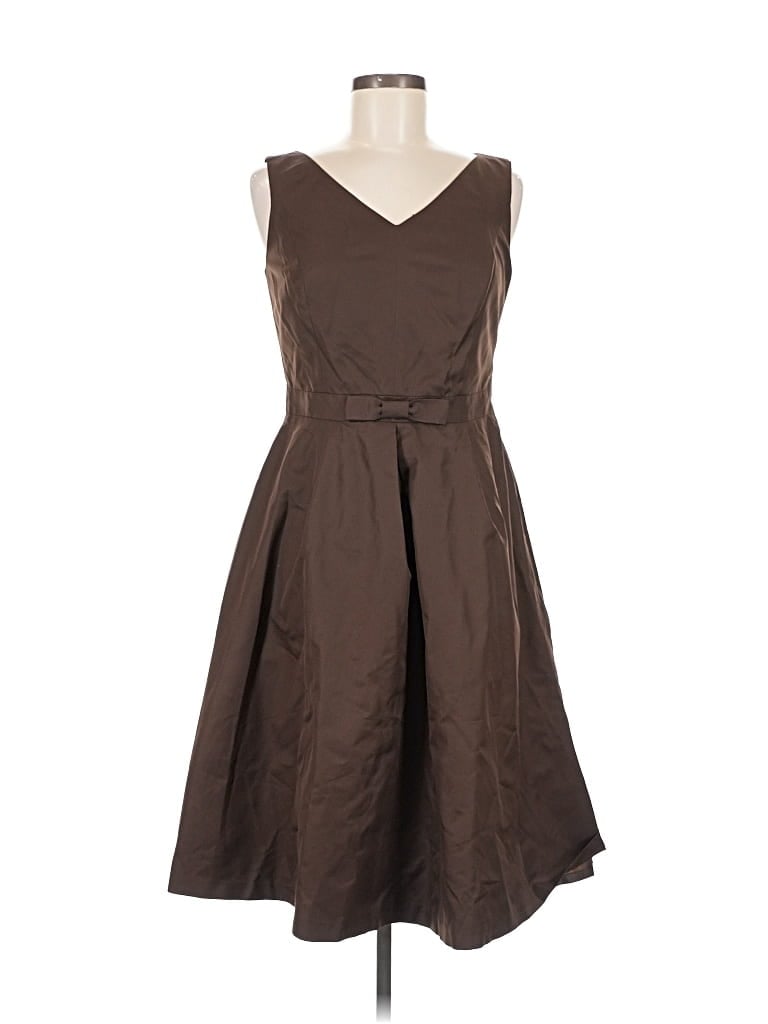 Pre-owned Isaac Mizrahi For Target Casual Dress In Brown