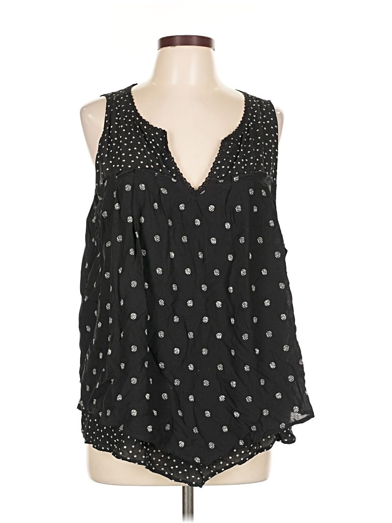 Pre-owned Democracy Sleeveless Blouse In Black