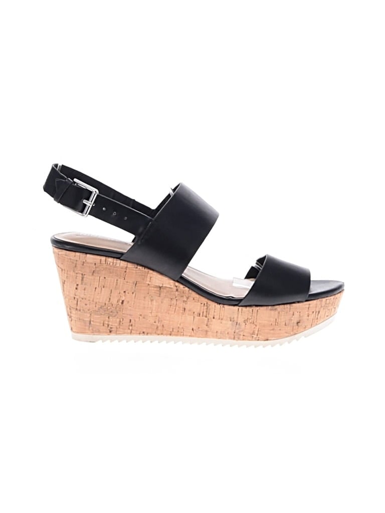 Pre-owned Nine West Wedges In Black