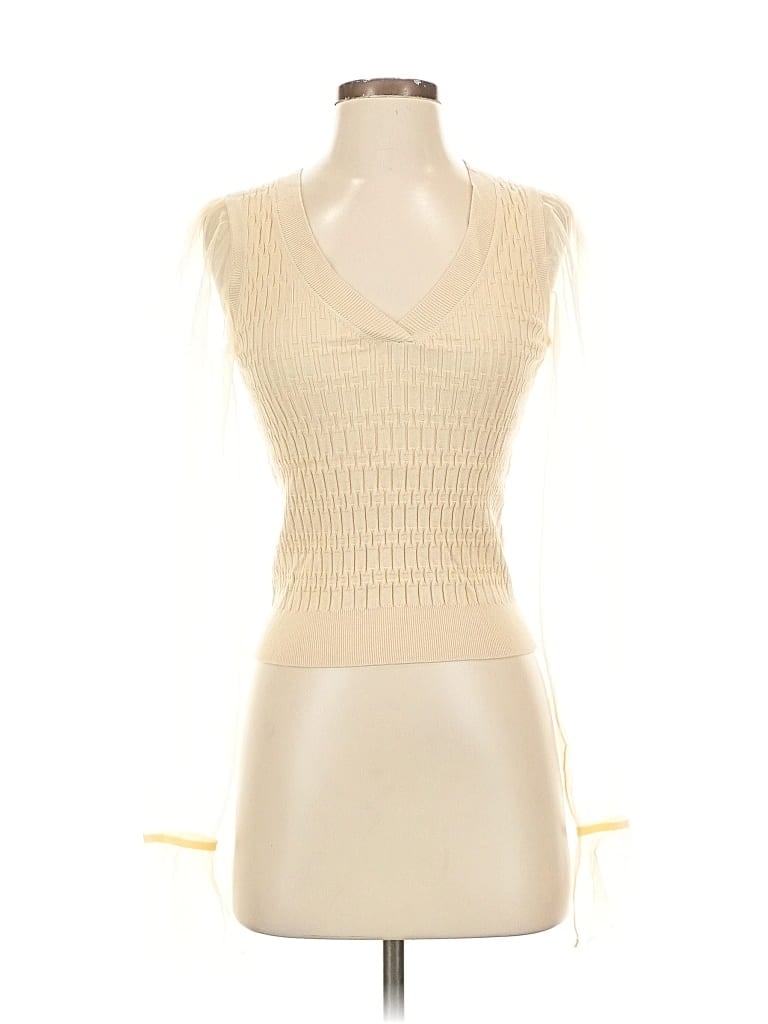 Maeve By Anthropologie Sleeveless Top Ivory Halter Neckline Tops In Neutral