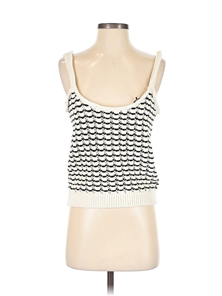 Pre-owned Elie Tahari Pullover Sweater In White