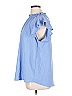 Assorted Brands 100% Polyester Blue Short Sleeve Blouse Size 1X - photo 5