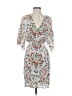 LAIA 100% Viscose Print White Cocktail Dress Size 0 - photo 1