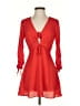 Topshop Red Casual Dress Size 2 - photo 1