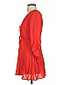 Topshop Red Casual Dress Size 2 - photo 5