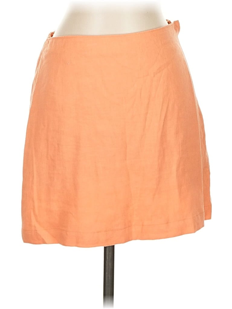 Pre-owned Abercrombie & Fitch Casual Skirt In Orange