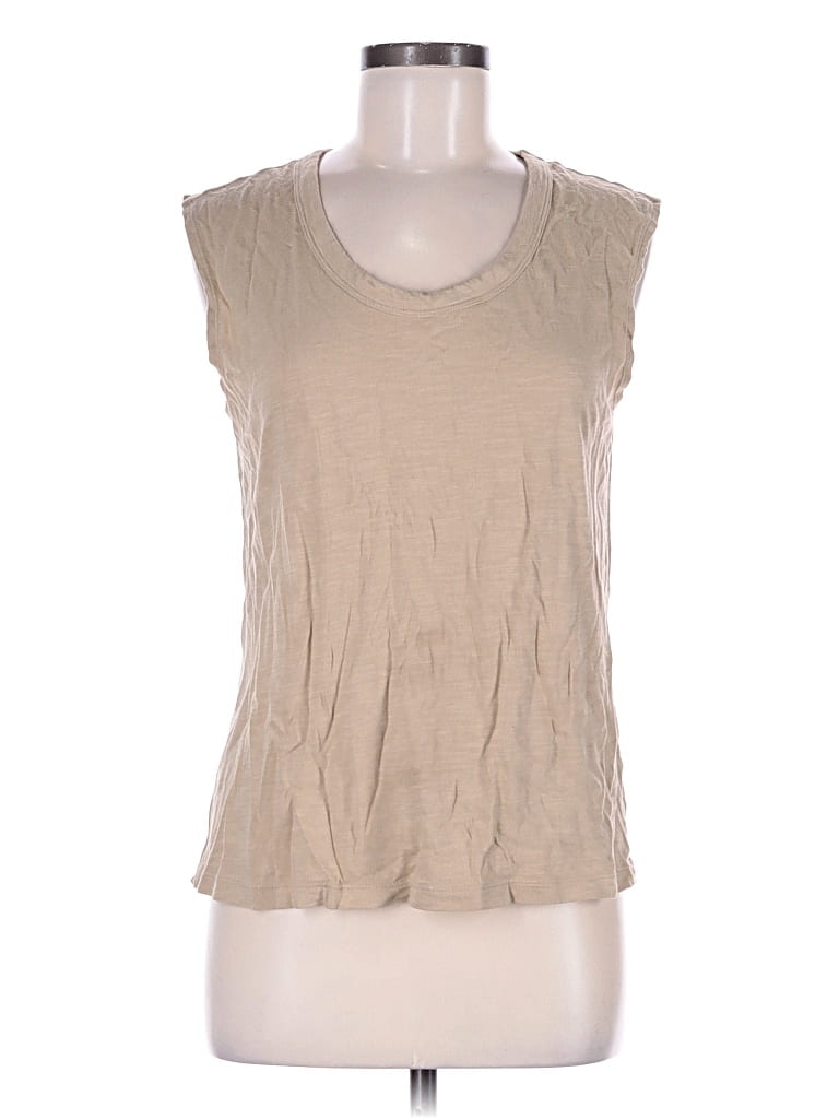Pre-owned Banana Republic Factory Store Sleeveless T-shirt In Brown